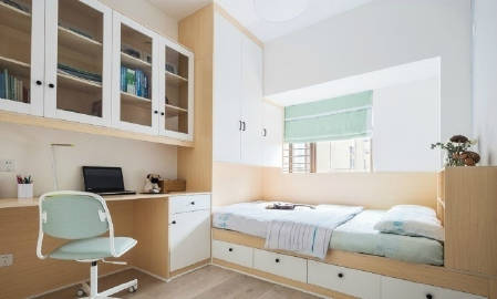 89平简约两室，清新优美~ #家居装修#