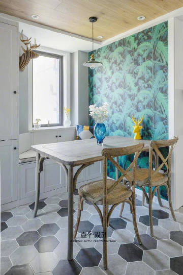 70㎡治愈系北欧二居室 #家居装修#