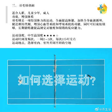 动分很多种，不是任何一种运动都适合自己，选对运动事半功倍