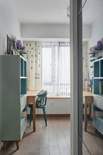 160㎡三口之家，木色打造强大收纳空间。#装修这件事#