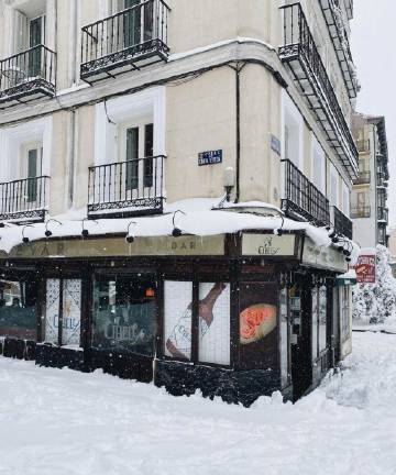 雪中马德里❄️