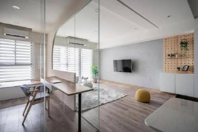 196㎡清新舒适的家~ #家居装修#