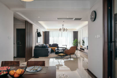 现代简约三居室，温暖自然~