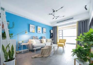 110㎡清新北欧风三居~#家居装修#