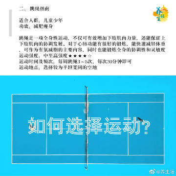 动分很多种，不是任何一种运动都适合自己，选对运动事半功倍