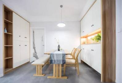 110㎡清新北欧风三居~#家居装修#