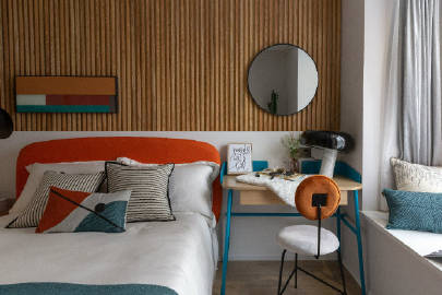 56㎡鲜活靓丽的小家~ #家居装修#