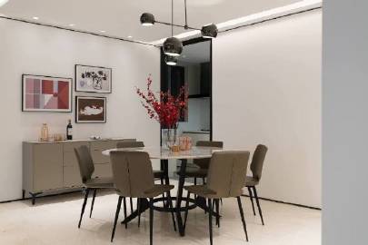 190㎡现代北欧风四居室 #家居装修#