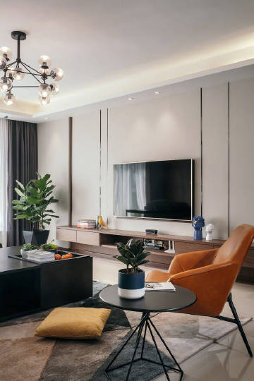 现代简约三居室，温暖自然~