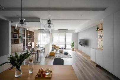 196㎡清新舒适的家~ #家居装修#