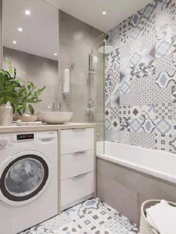 #家居美图# 卫生间美图，各种组合起来太精致了，很温馨