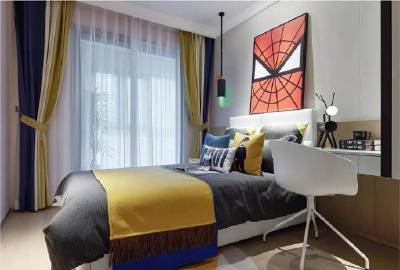 121㎡时尚清新样板间 #装修这件事#