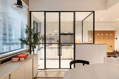 104㎡住一家三代5口，人均20㎡。