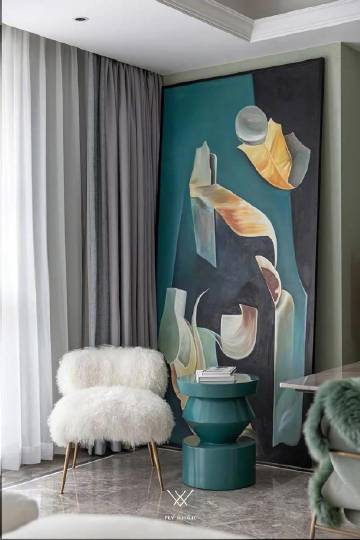 196㎡轻奢风，简洁优雅~ #家居装修#