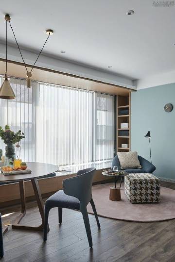 蓝色系北欧风家居 #家居装修#