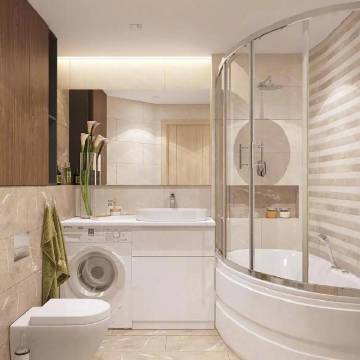 #家居美图# 卫生间美图，各种组合起来太精致了，很温馨