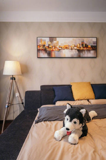 现代简约三居室，温暖自然~