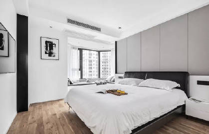 130㎡现代简约   简单而纯粹的留白设计带来极度舒适