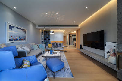 147平现代简约风，精致典雅，温馨舒适。 #家居装修#