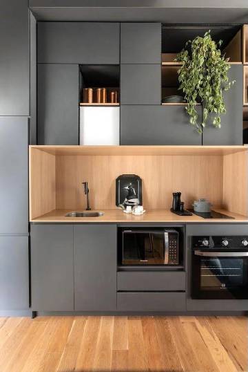 26㎡一人居，可抽拉床铺、储物、干湿分离... #家居装修#