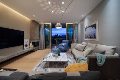 147平现代简约风，精致典雅，温馨舒适。 #家居装修#