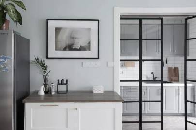 135平北欧风三居室，格调满满~#家居装修#