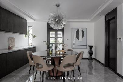 300㎡混搭别墅，沉稳含蓄~ #装修这件事#