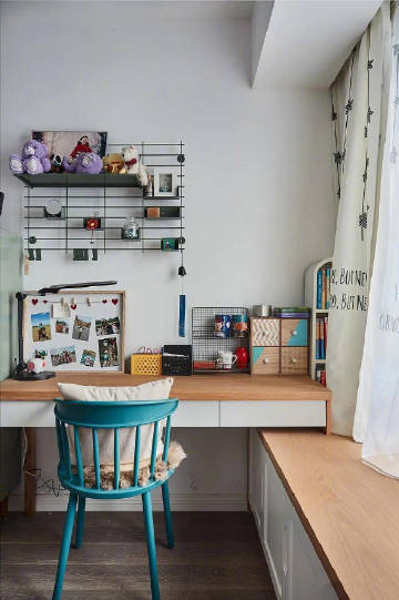 160㎡三口之家，木色打造强大收纳空间。#装修这件事#