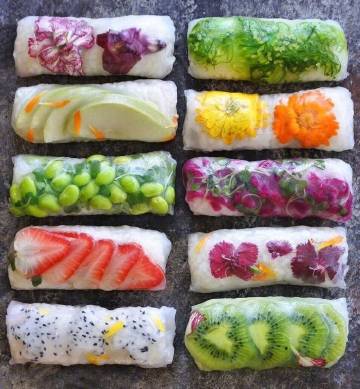 【越南米纸卷】虽然不知道好不好吃，但这颜值我是服气的~