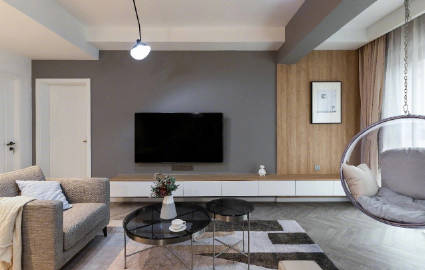 104㎡住一家三代5口，人均20㎡。