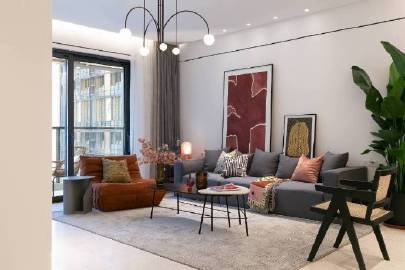 190㎡现代北欧风四居室 #家居装修#