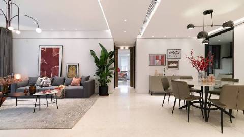 190㎡现代北欧风四居室 #家居装修#