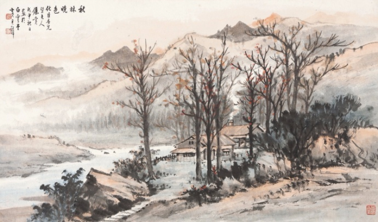 黄君璧书画欣赏