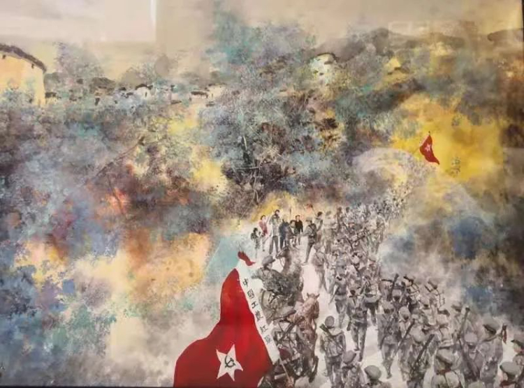 昔日红色苏区 今日投资热土——庆祝中国共产党成立 100 周年美术作品展 昔日红色苏区 今日投资热土——庆祝中国共产党成立 100 周年美术作品展